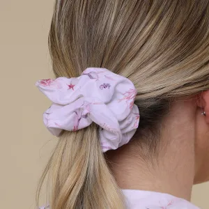 Coral Organic Scrunchie